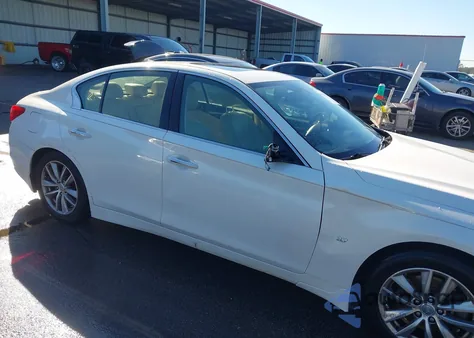 2014 Infiniti Q50 Premium из США, поврежденный, VIN JN1BV7AP0EM672819